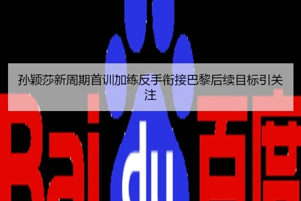 孙颖莎新周期首训加练反手衔接巴黎后续目标引关注