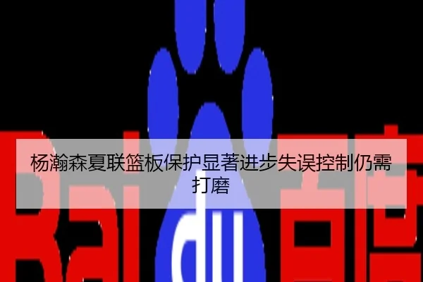杨瀚森夏联篮板保护显著进步失误控制仍需打磨